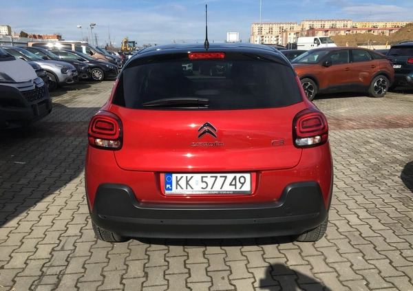 Citroen C3 cena 69900 przebieg: 668, rok produkcji 2022 z Jedlicze małe 79